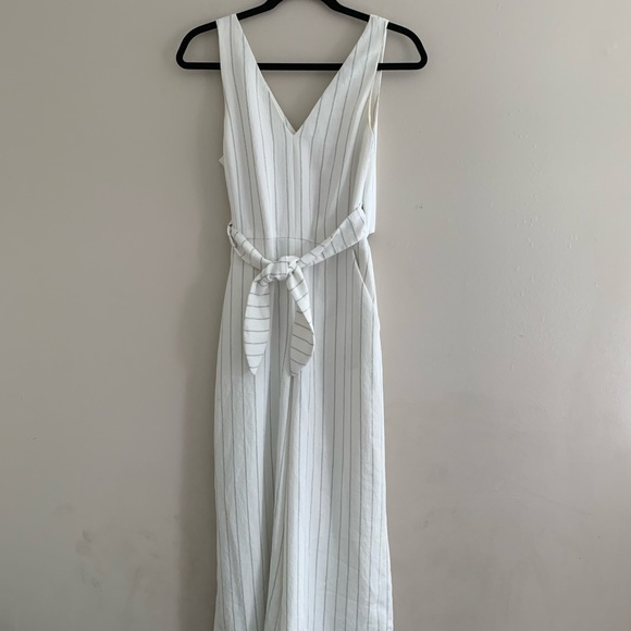 Wilfred Écoulement V Jumpsuit white navy pinstripe - Picture 2 of 11